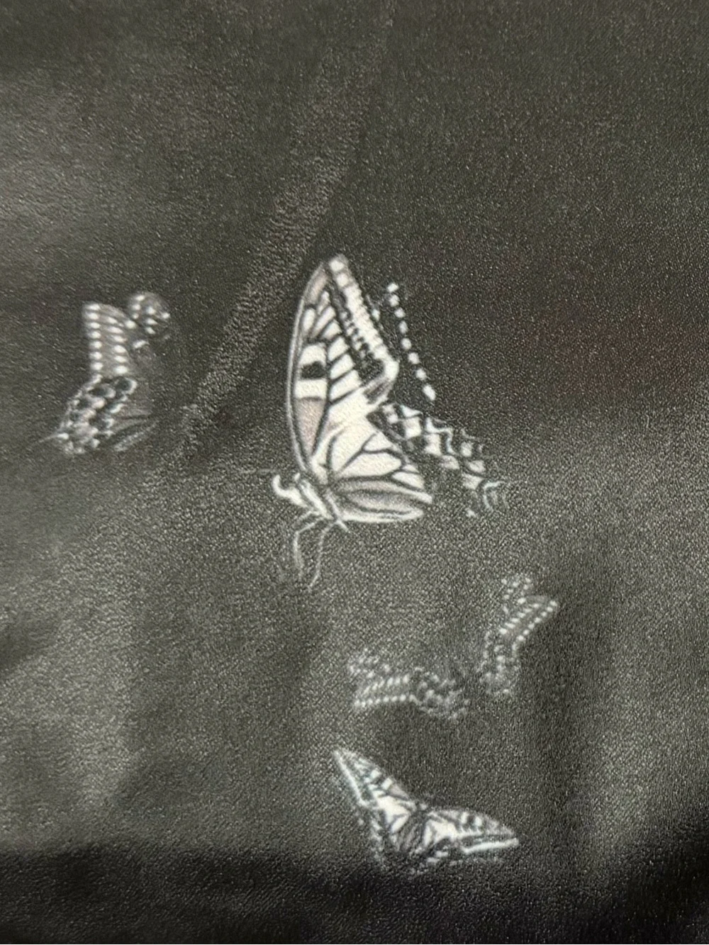 AllSaints | Butterfly Print Satin Mini Dress | US 12 - Picture 7 of 8